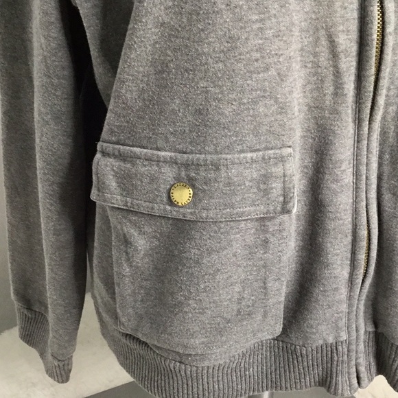 ⬇️ Lauren Ralph Lauren Women's Full Zip Gray Track Jacket Size pL - Picture 4 of 5